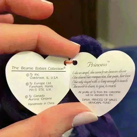 1997 Princess Ty Beanie Baby, rare, retired - Picture 3 of 7